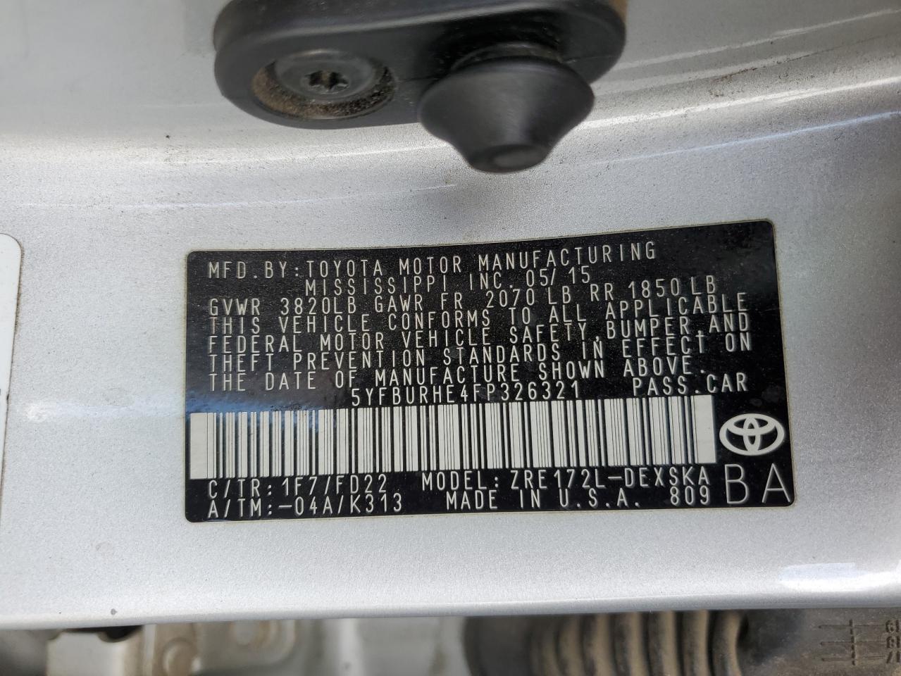 2015 Toyota Corolla - Image 13