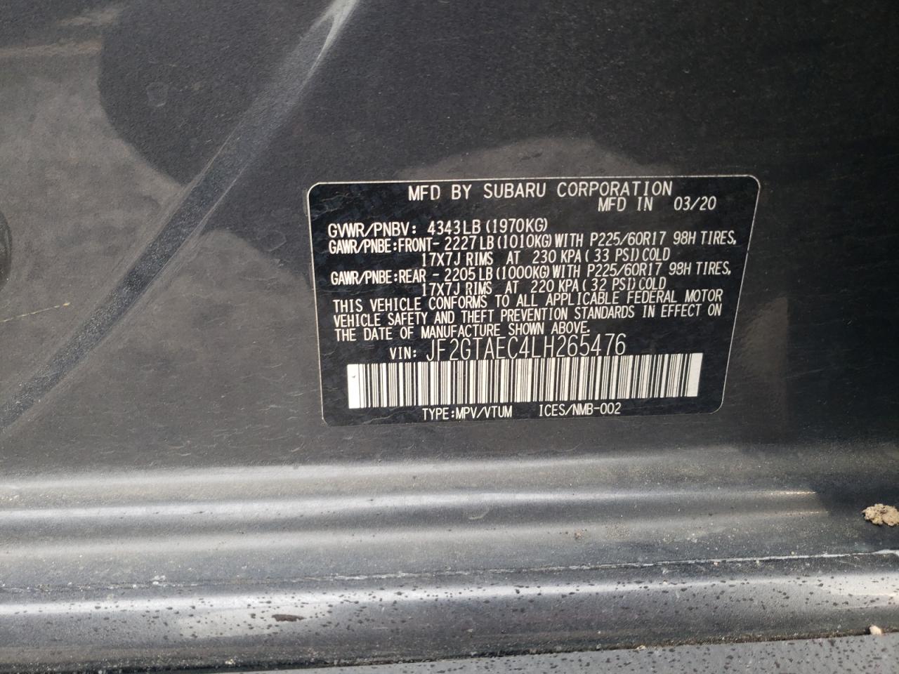 2020 Subaru XV - Image 12