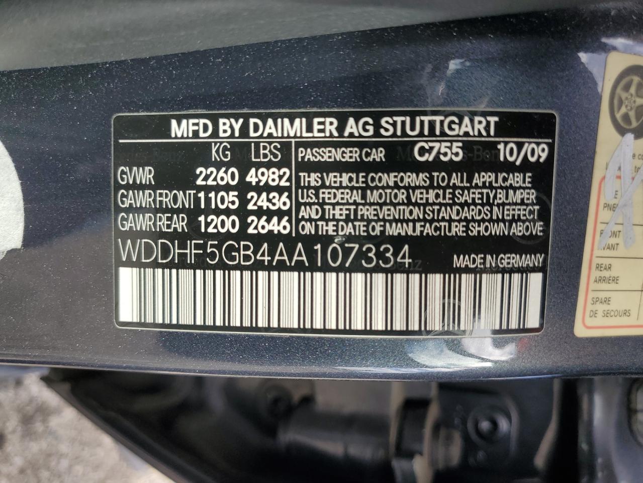 2010 Mercedes-Benz E-klasse - Image 12