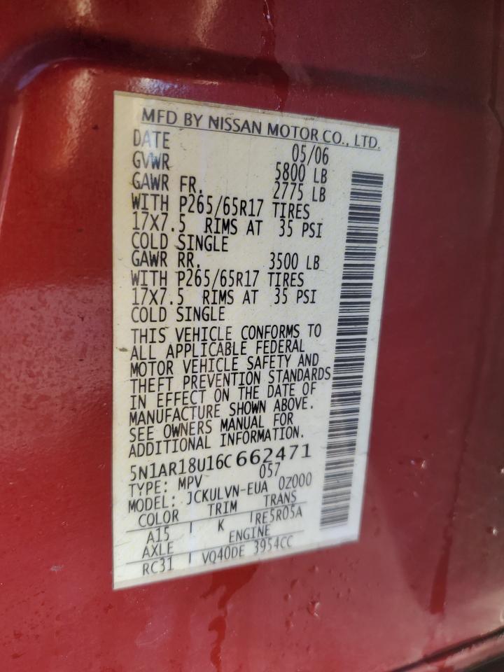2006 Nissan Pathfinder - Image 13