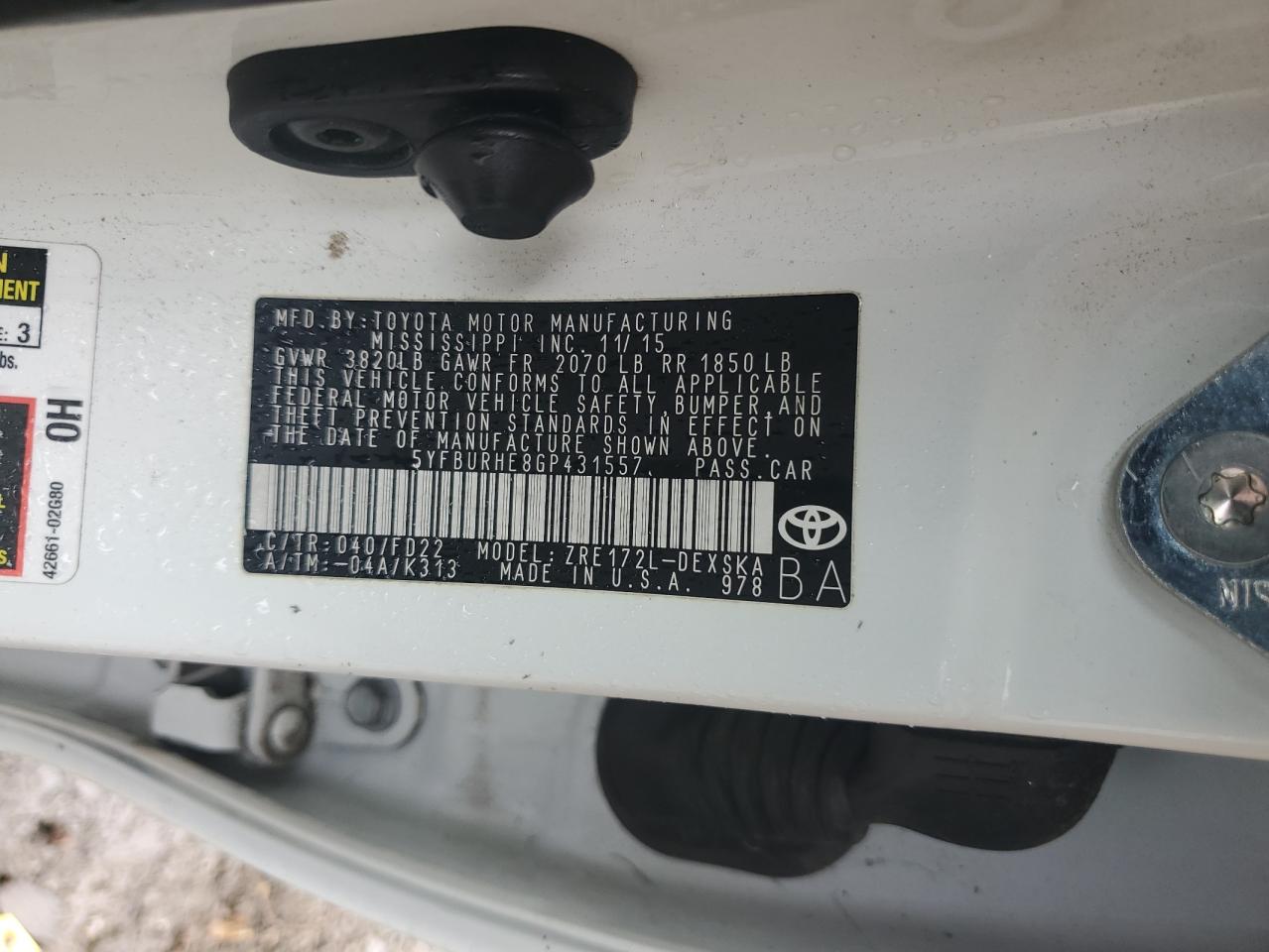2016 Toyota Corolla - Image 13