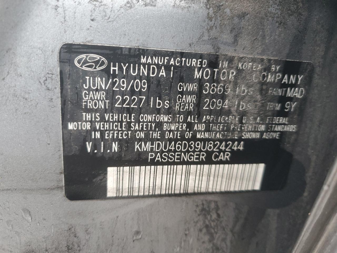 2009 Hyundai Elantra - Image 12