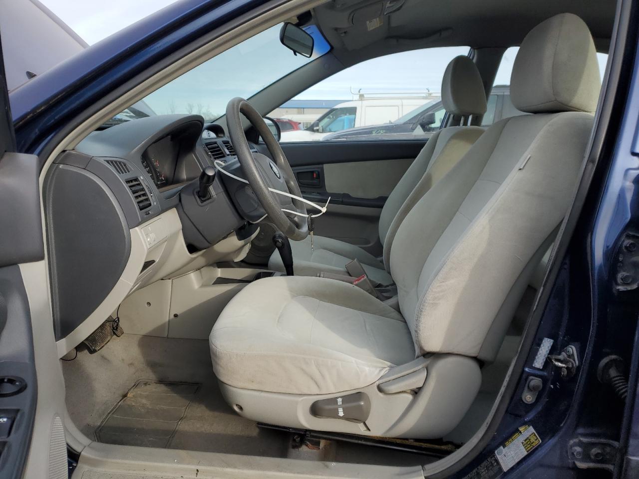 2006 Kia Spectra Lx VIN: KNAFE121165219419 Lot: 45706825