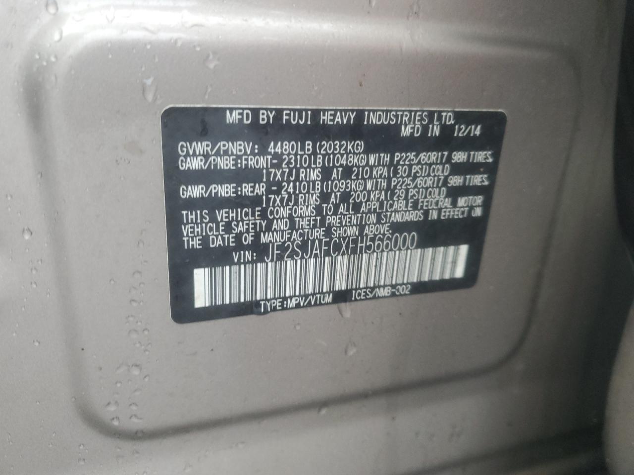 2015 Subaru Forester - Image 13
