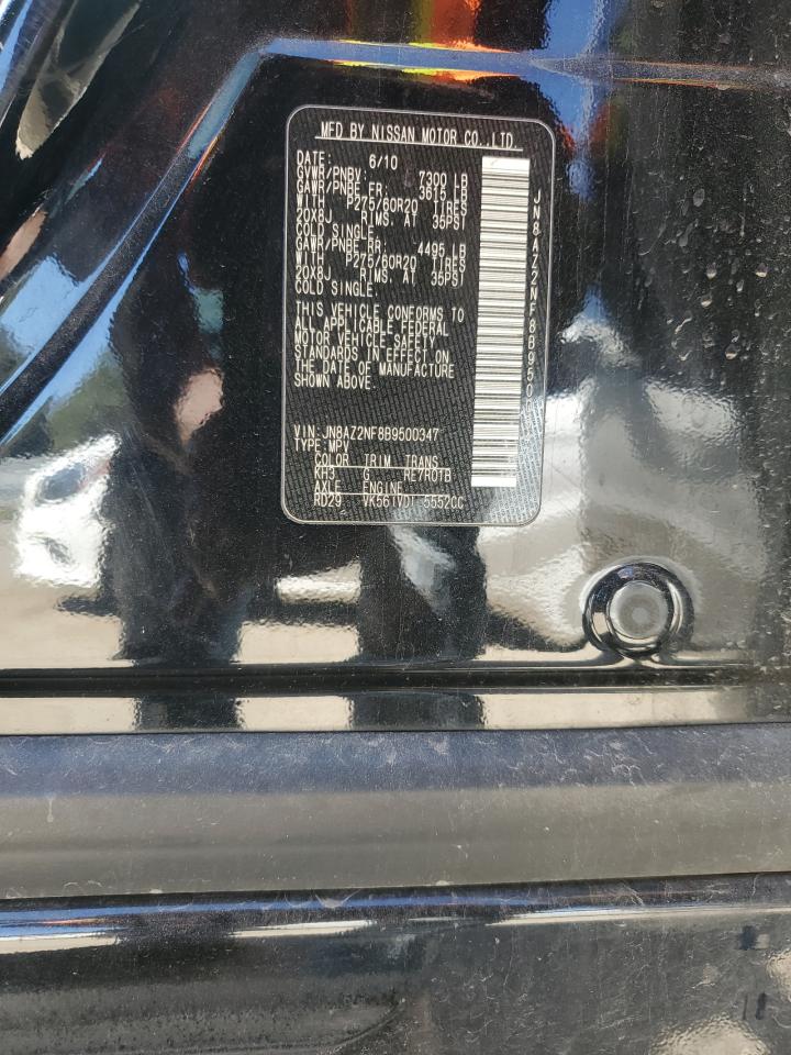 2011 Infiniti Qx56 VIN: JN8AZ2NF8B9500347 Lot: 47077055