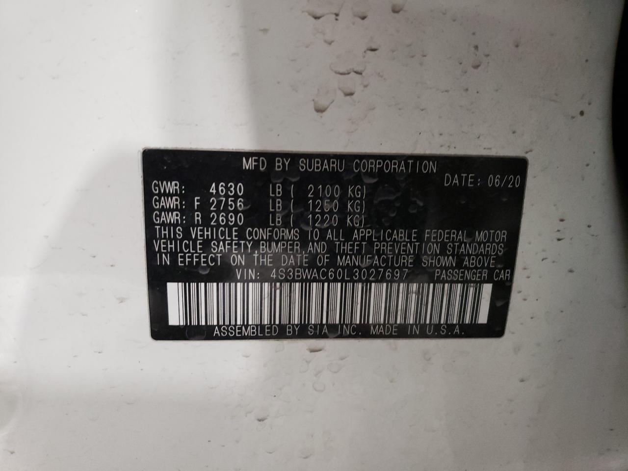 2020 Subaru Legacy - Image 14