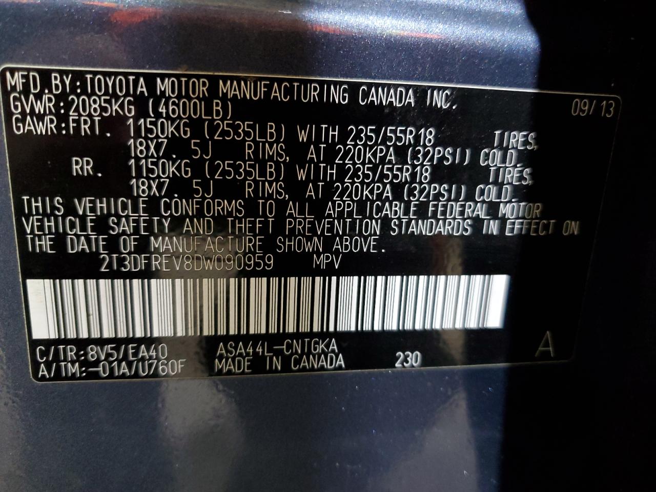 2013 Toyota RAV 4 - Image 16