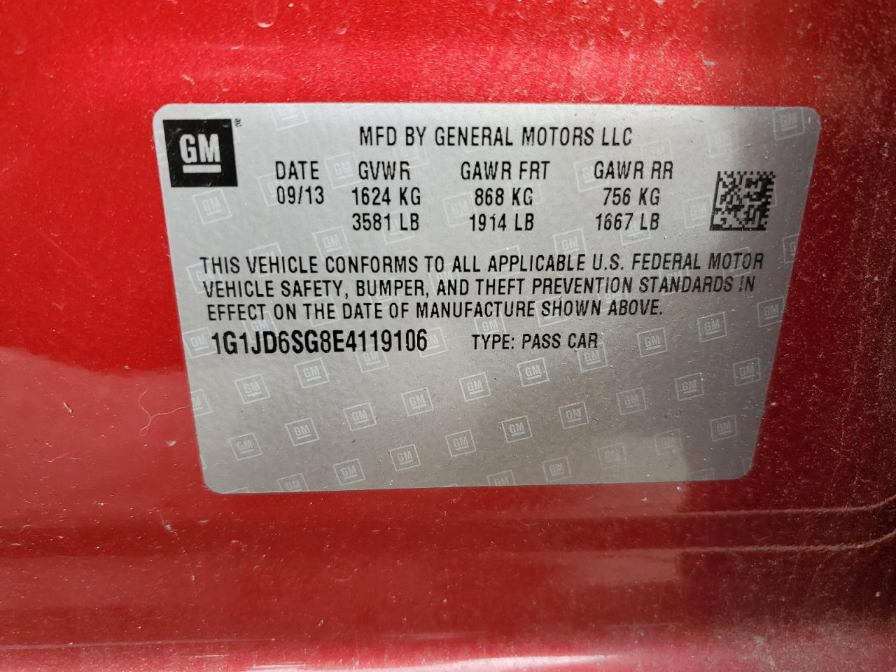 2014 Chevrolet Sonic - Image 12