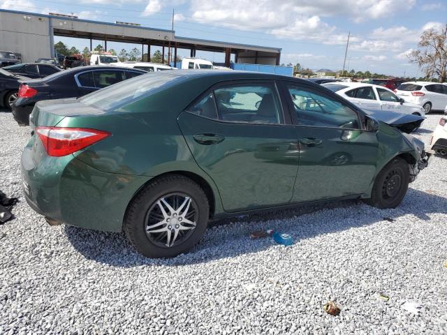  TOYOTA COROLLA 2016 Zielony