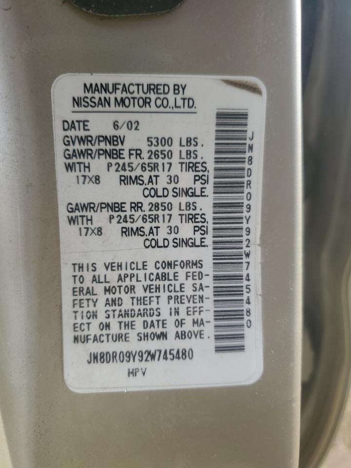 2002 Nissan Pathfinder - Image 15