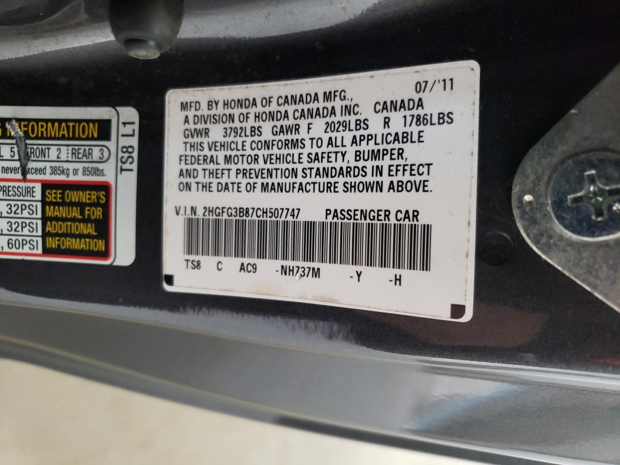 2012 Honda Civic - Image 12
