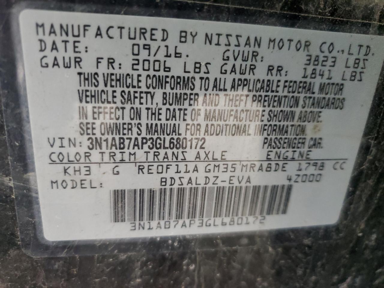 2016 Nissan Sentra - Image 12