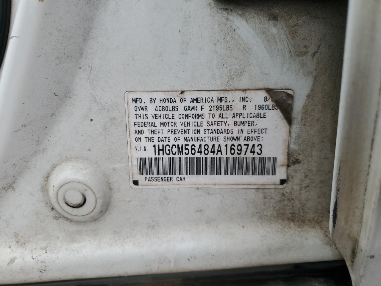2004 Honda Accord - Image 12