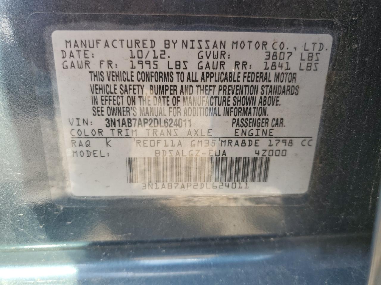 2013 Nissan Sentra - Image 13