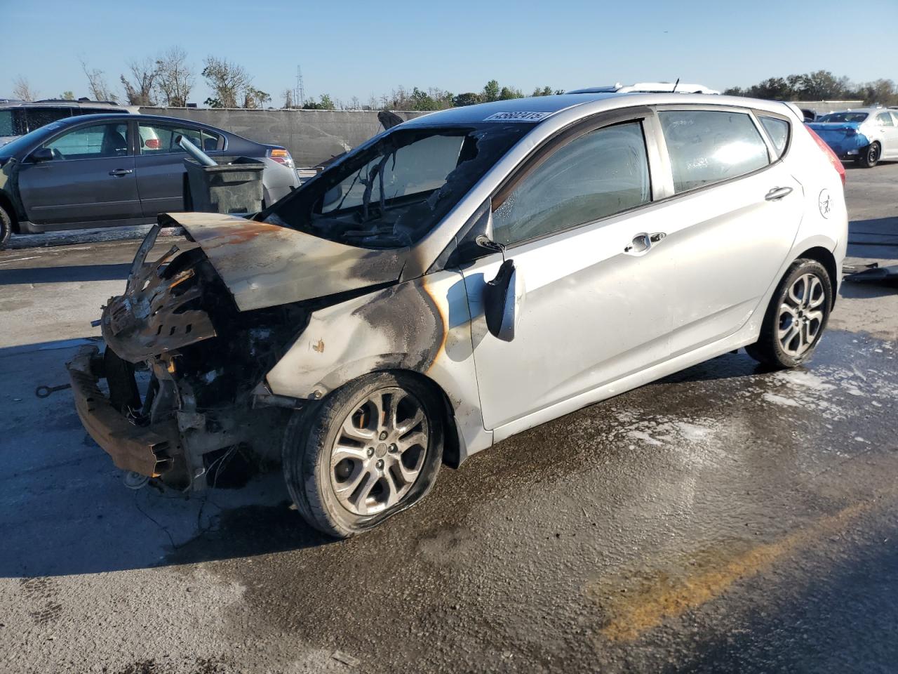 2013 Hyundai Accent Gls იყიდება Orlando-ში, FL - Burn - Engine