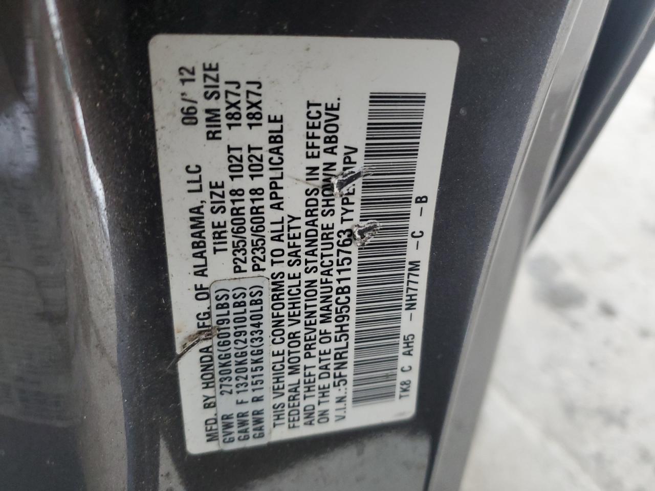 2012 Honda Odyssey - Image 13
