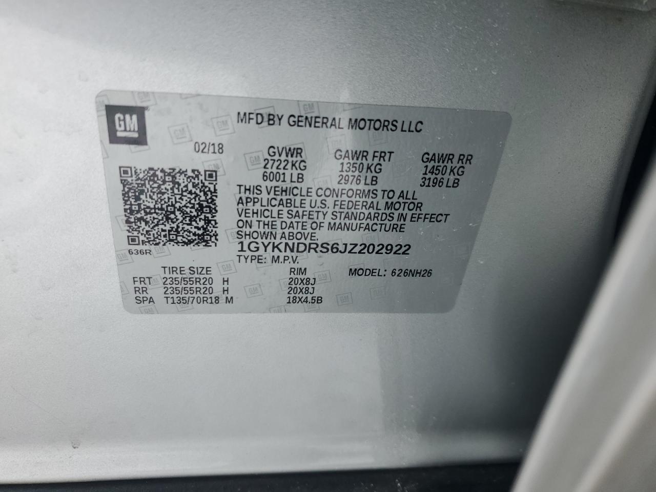2018 Cadillac XT5 - Image 14