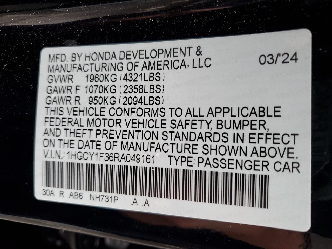 2024 Honda Accord - Image 12