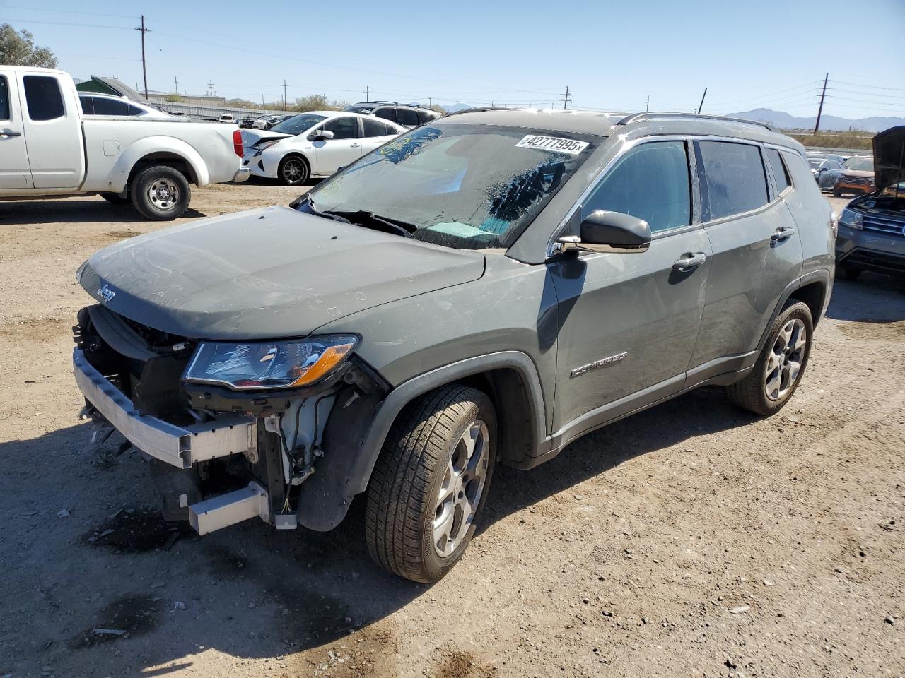 2020 Jeep Compass Limited للبيع في Tucson، AZ - Front End