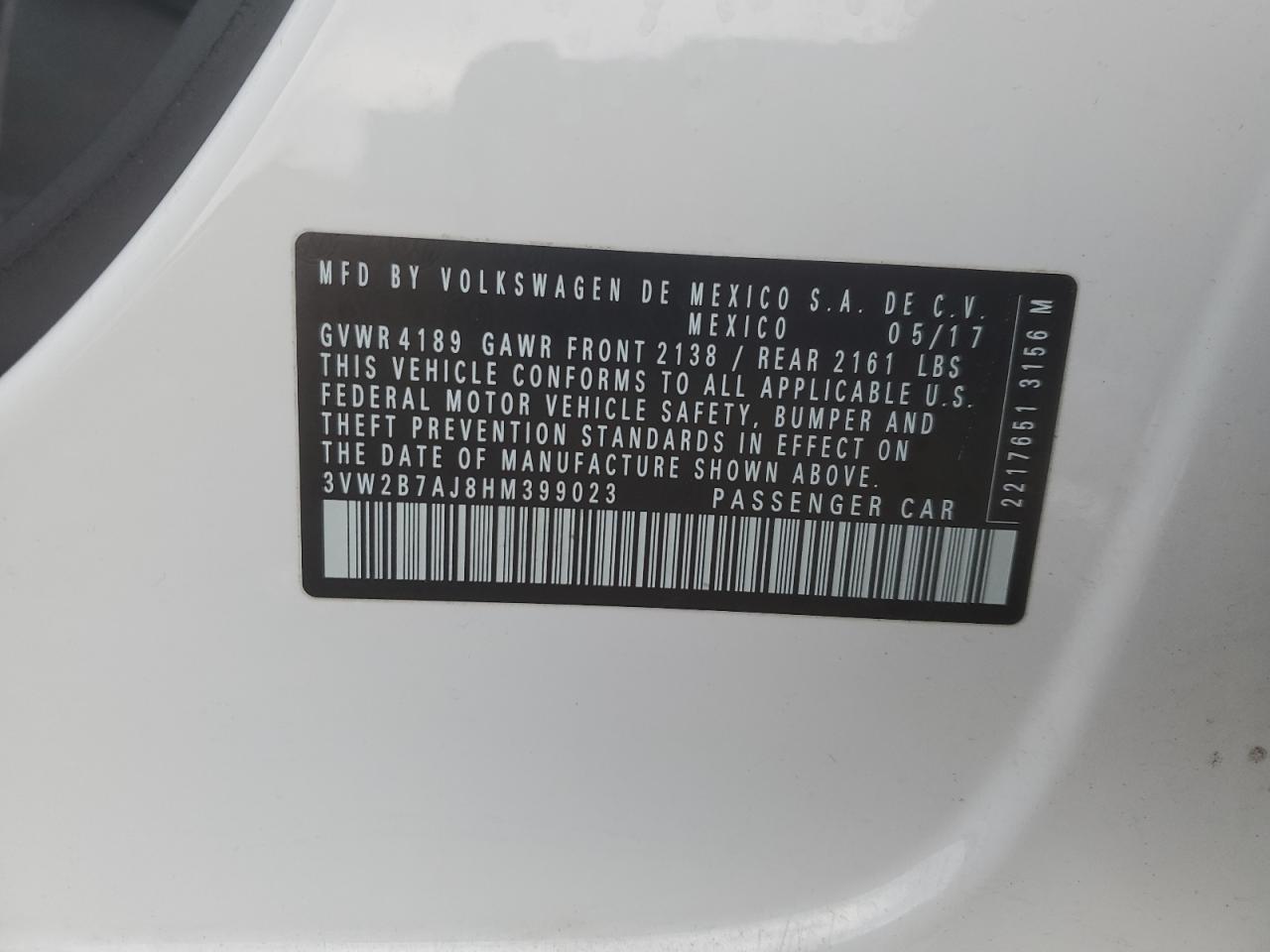 2017 Volkswagen Jetta - Image 12