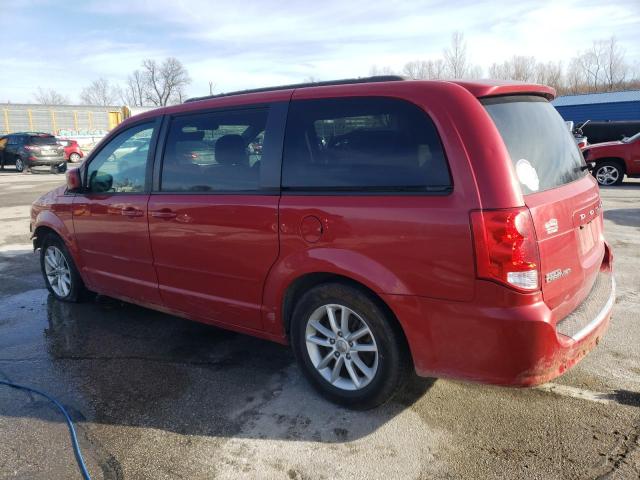  DODGE CARAVAN 2014 Red