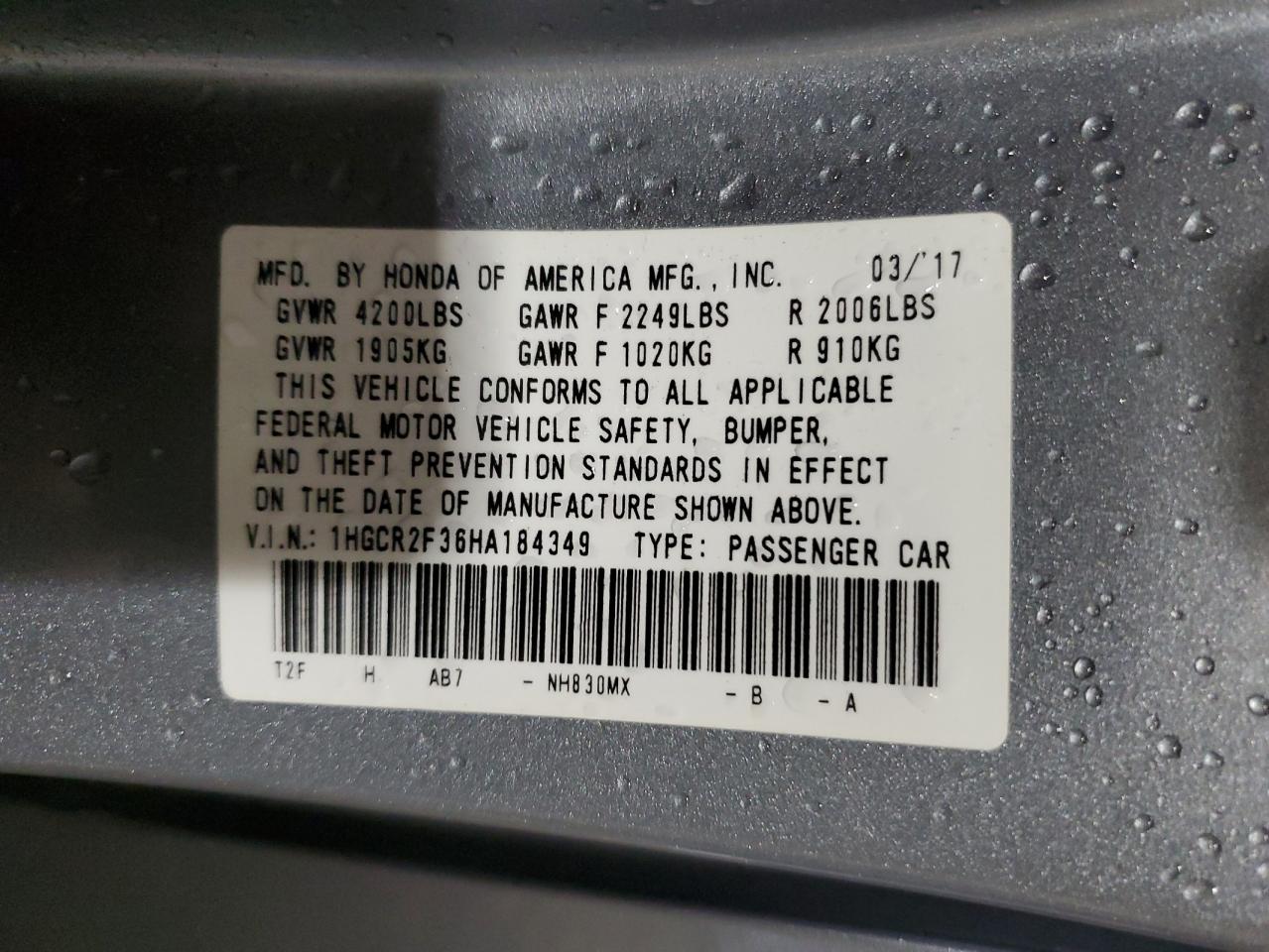 2017 Honda Accord - Image 14