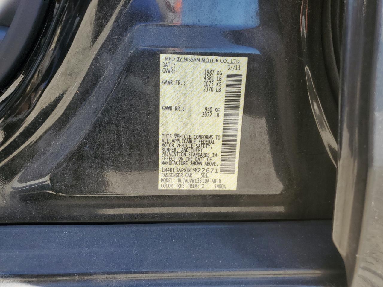 2013 Nissan Altima - Image 13