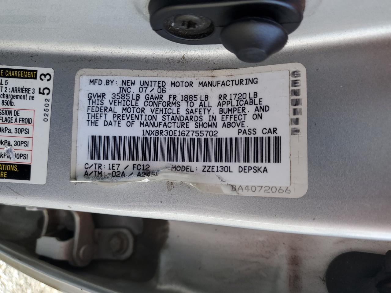 2006 Toyota Corolla - Image 14
