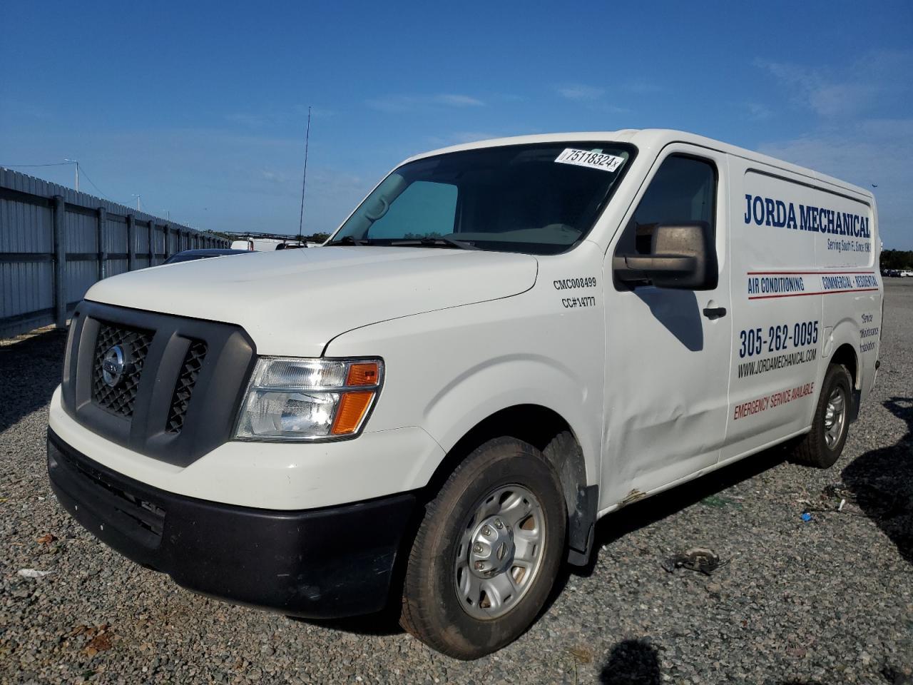 2016 Nissan Nv 1500 S for Sale in West Palm Beach, FL - Water/Flood