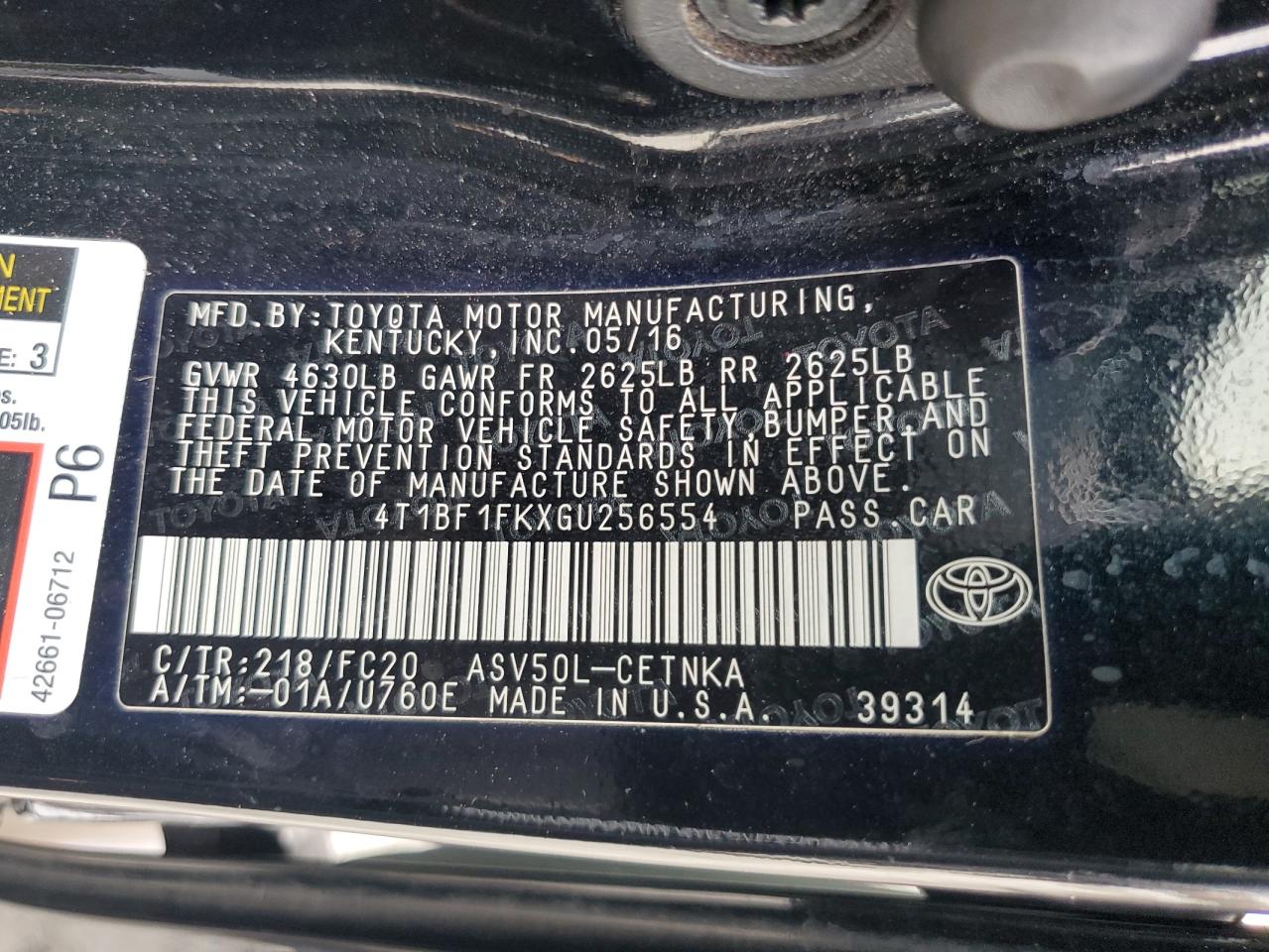 2016 Toyota Camry - Image 13