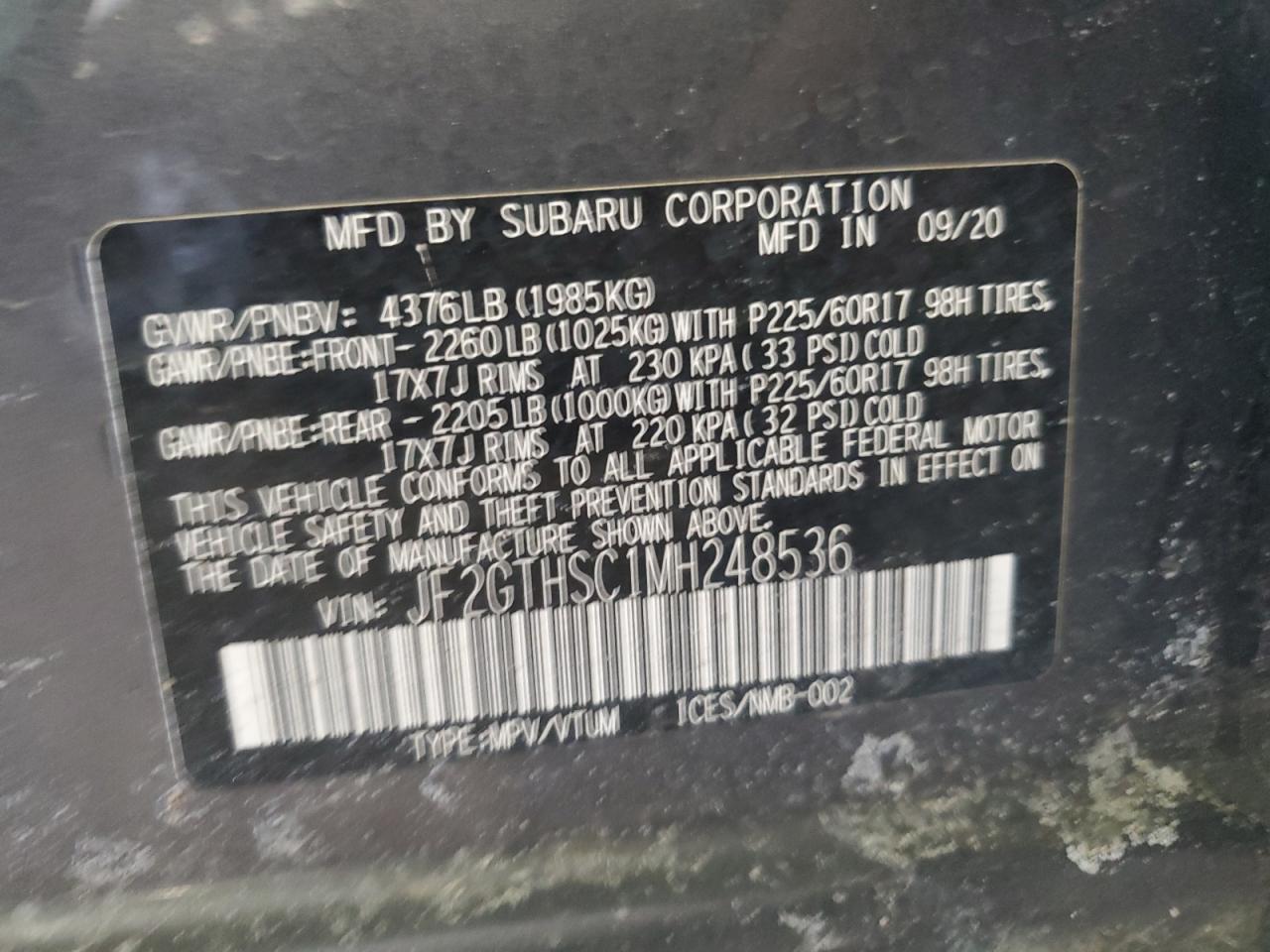 2021 Subaru XV - Image 13