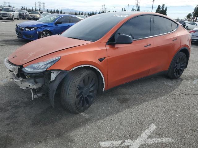  TESLA MODEL Y 2021 Pomarańczowy