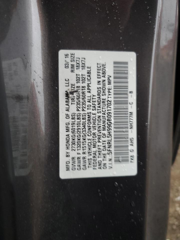 2016 Honda Odyssey - Image 13