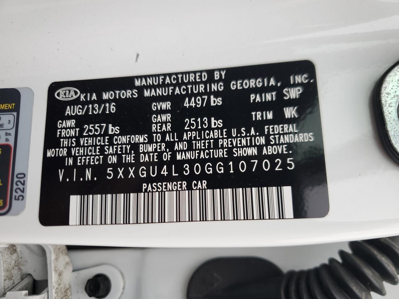 2016 Kia Optima - Image 13