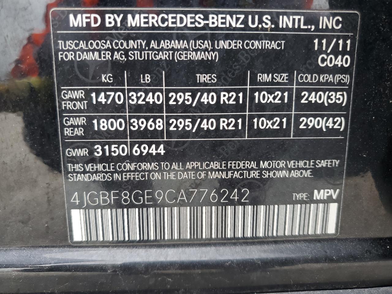 2012 Mercedes-Benz GL-klasse - Image 13