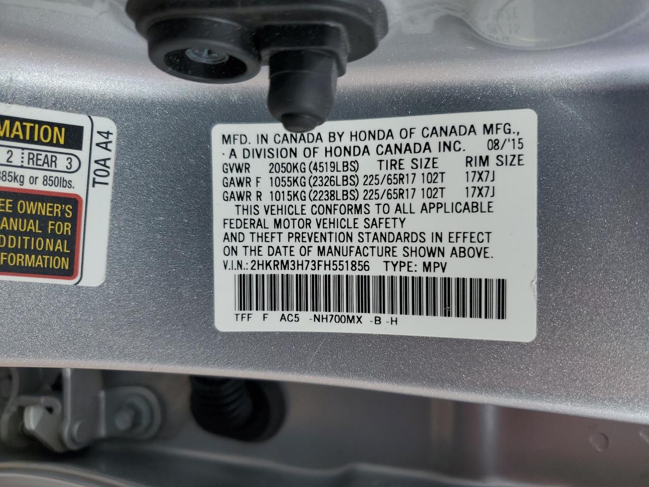 2015 Honda CR-V - Image 13