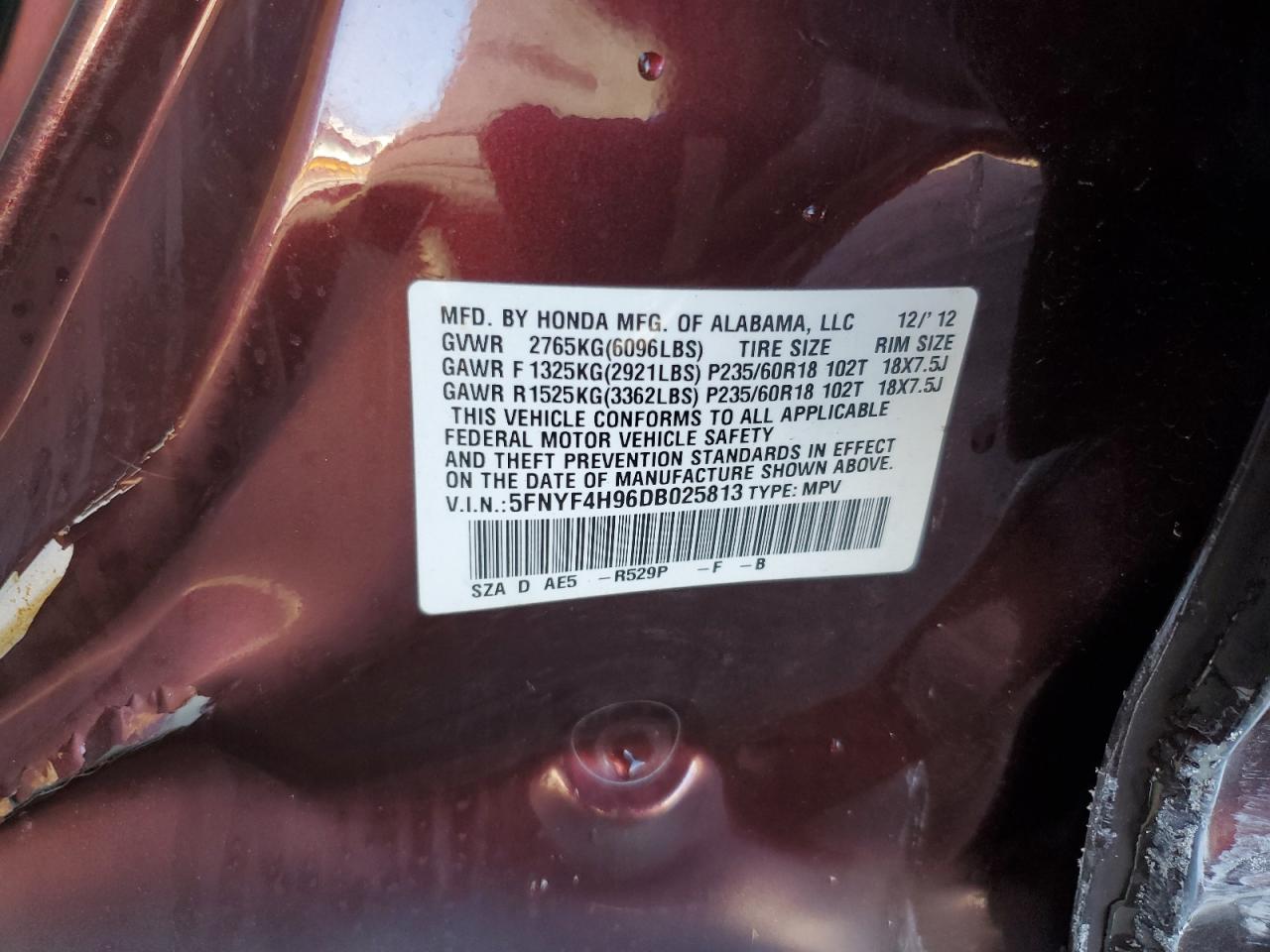 2013 Honda Pilot - Image 13