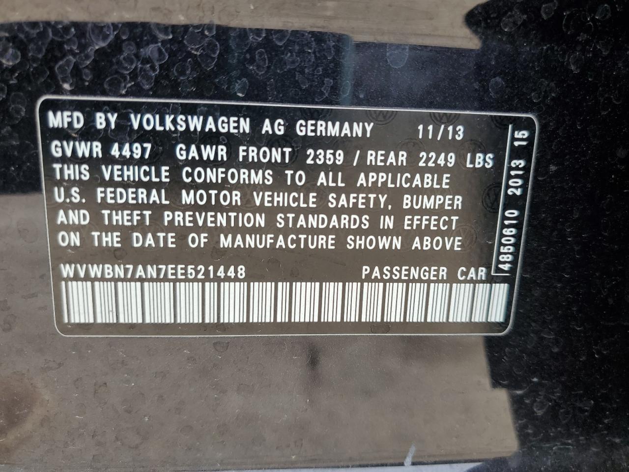 2014 Volkswagen Passat CC - Image 12