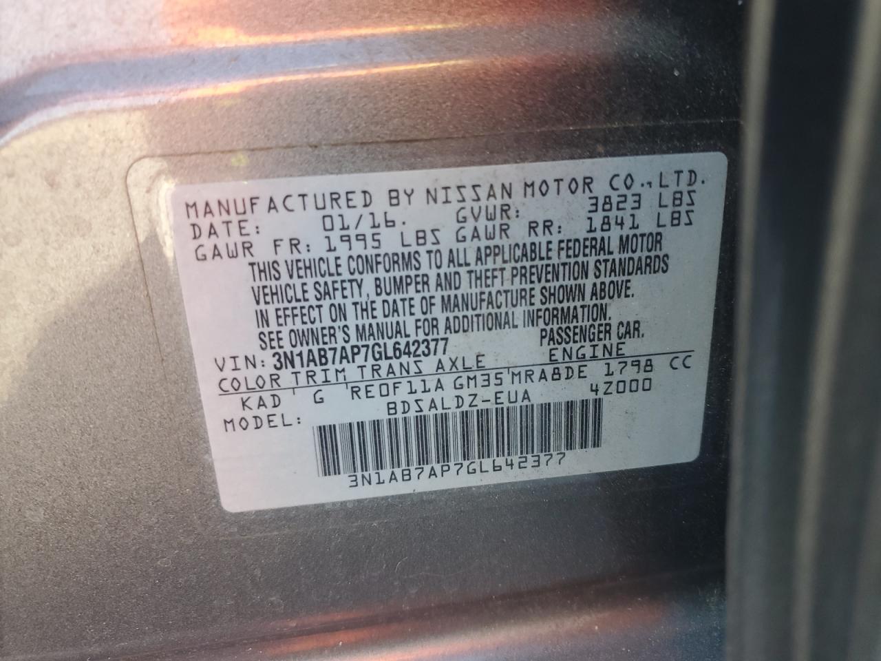 2016 Nissan Sentra - Image 13