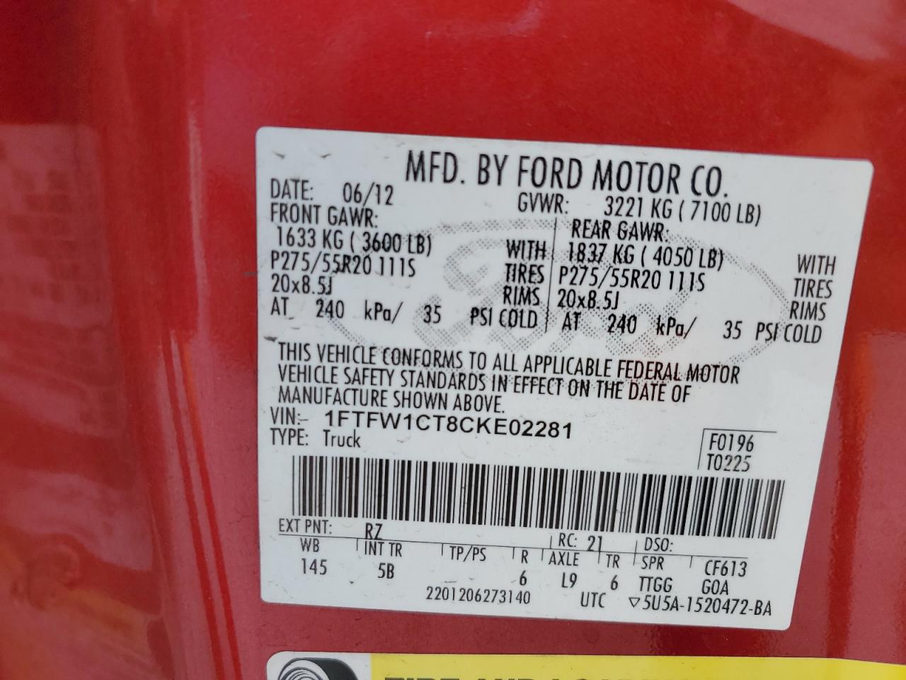 2012 Ford F-150 - Image 12