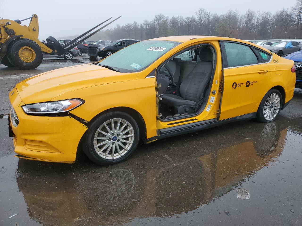 2015 Ford Fusion S Hybrid zu verkaufen in Brookhaven, NY - Side