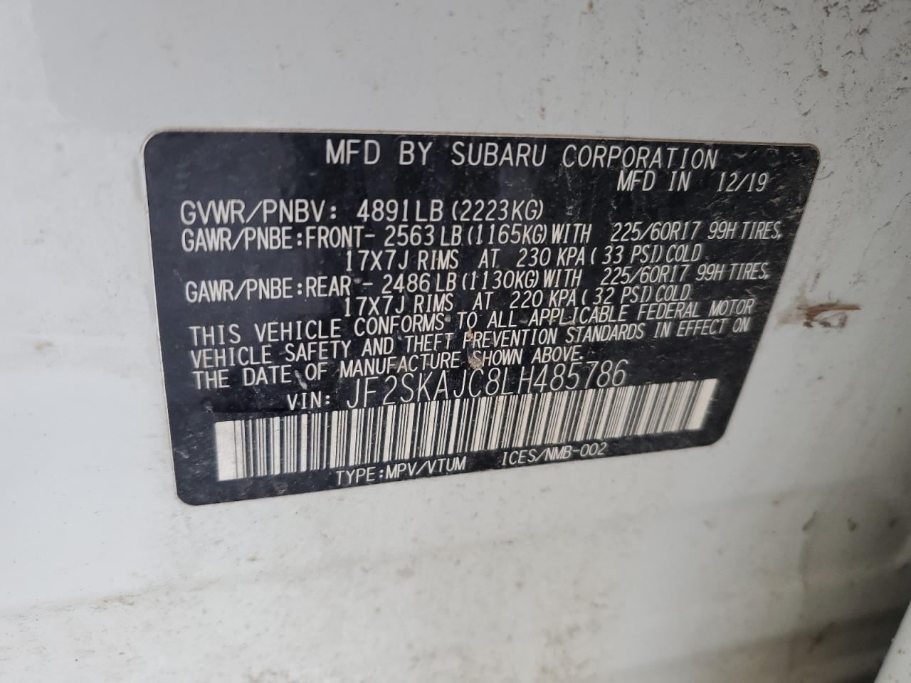 2020 Subaru Forester - Image 13