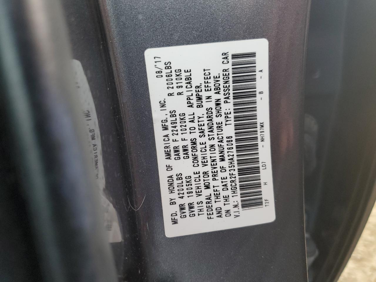 2017 Honda Accord - Image 14