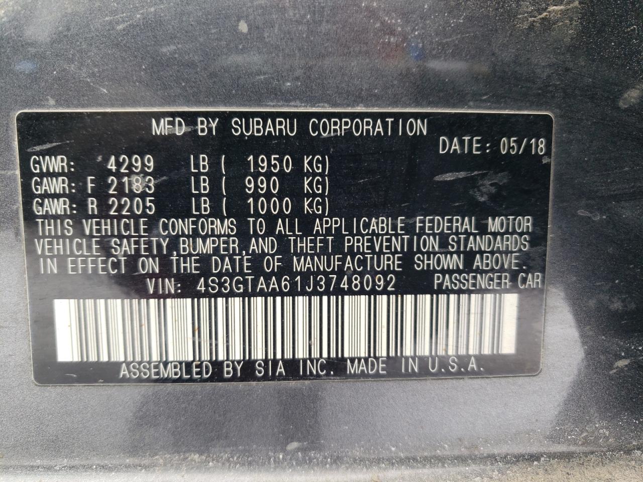 2018 Subaru Impreza - Image 12