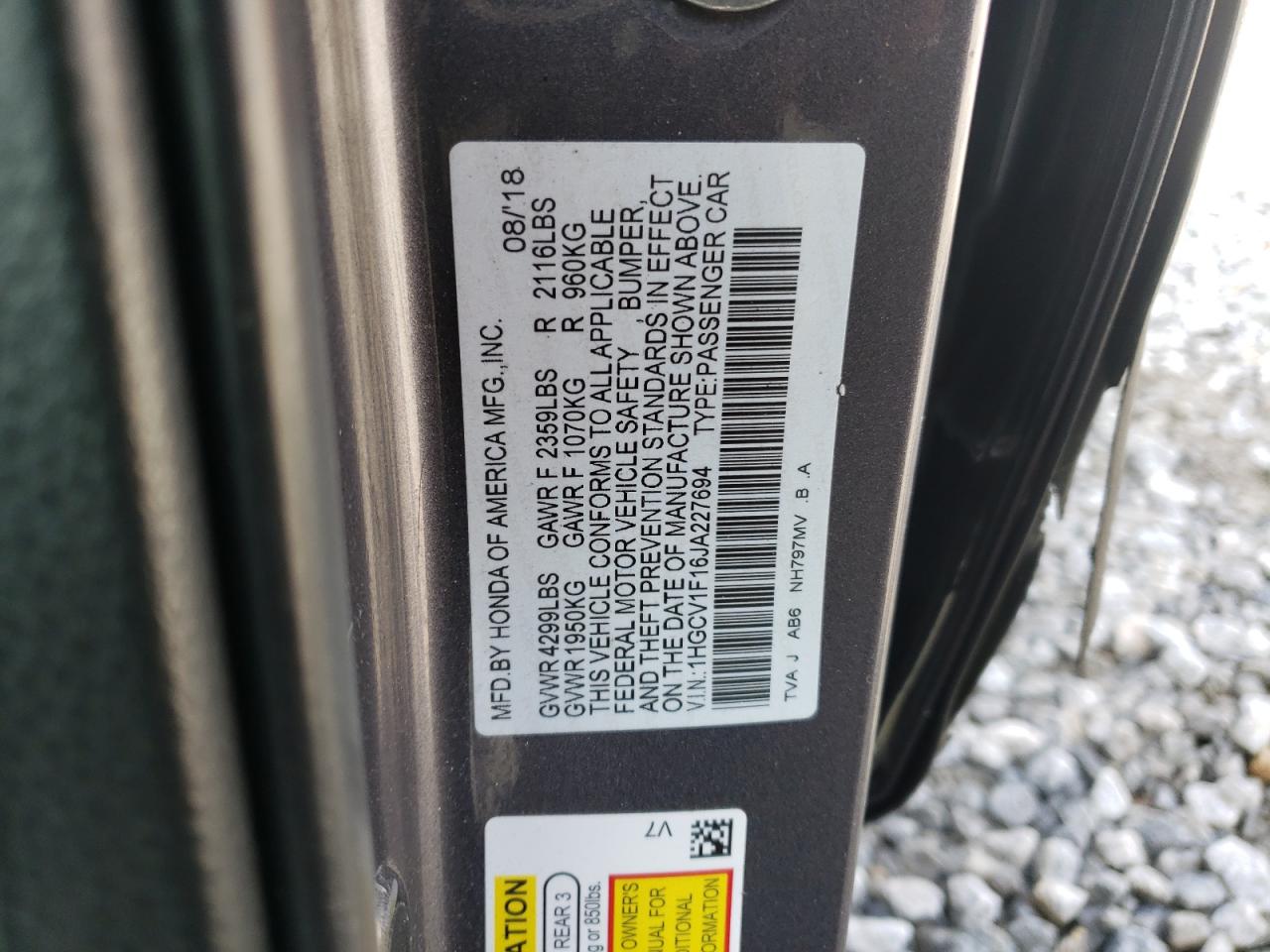 2018 Honda Accord - Image 13