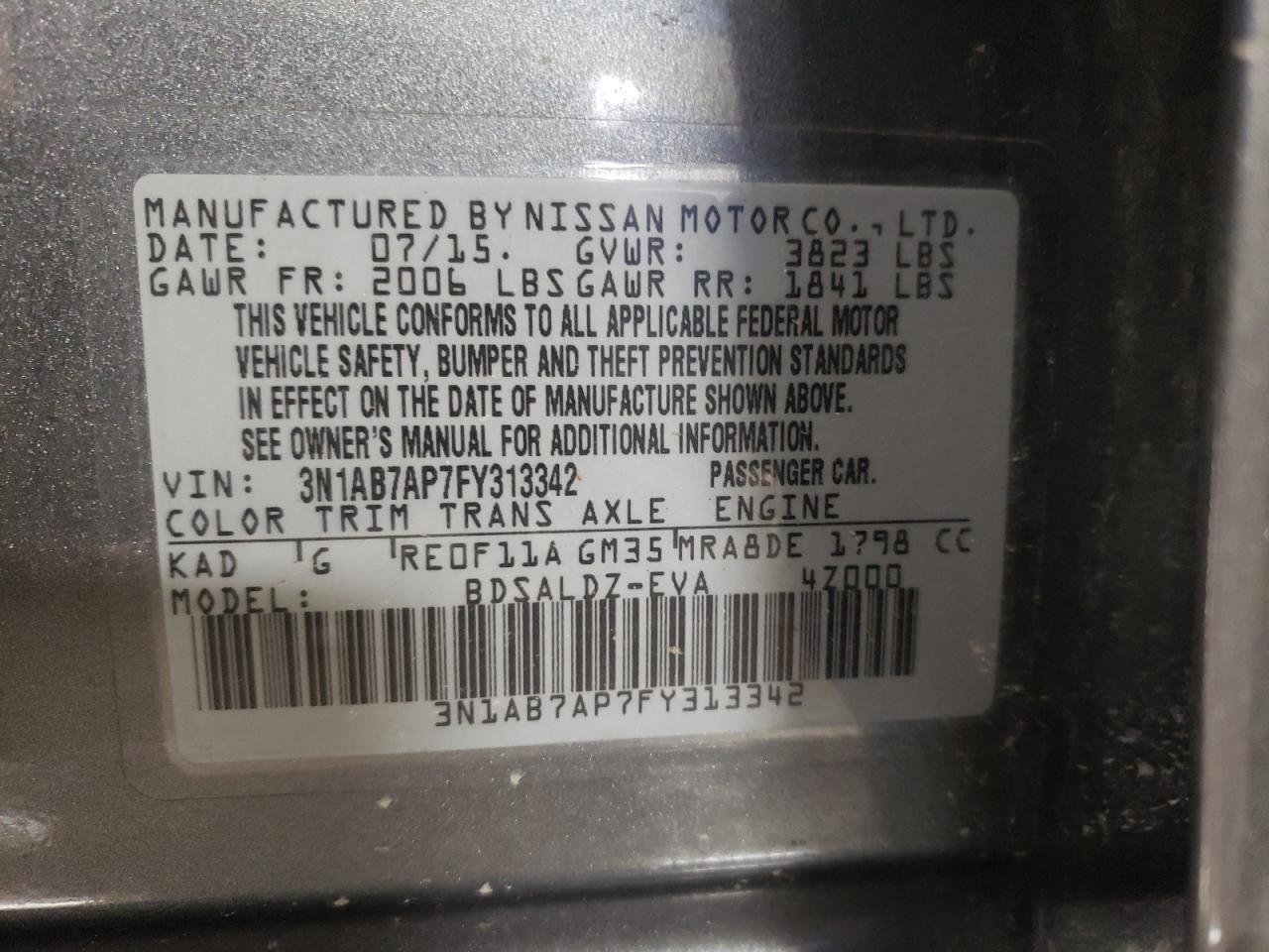 2015 Nissan Sentra - Image 12