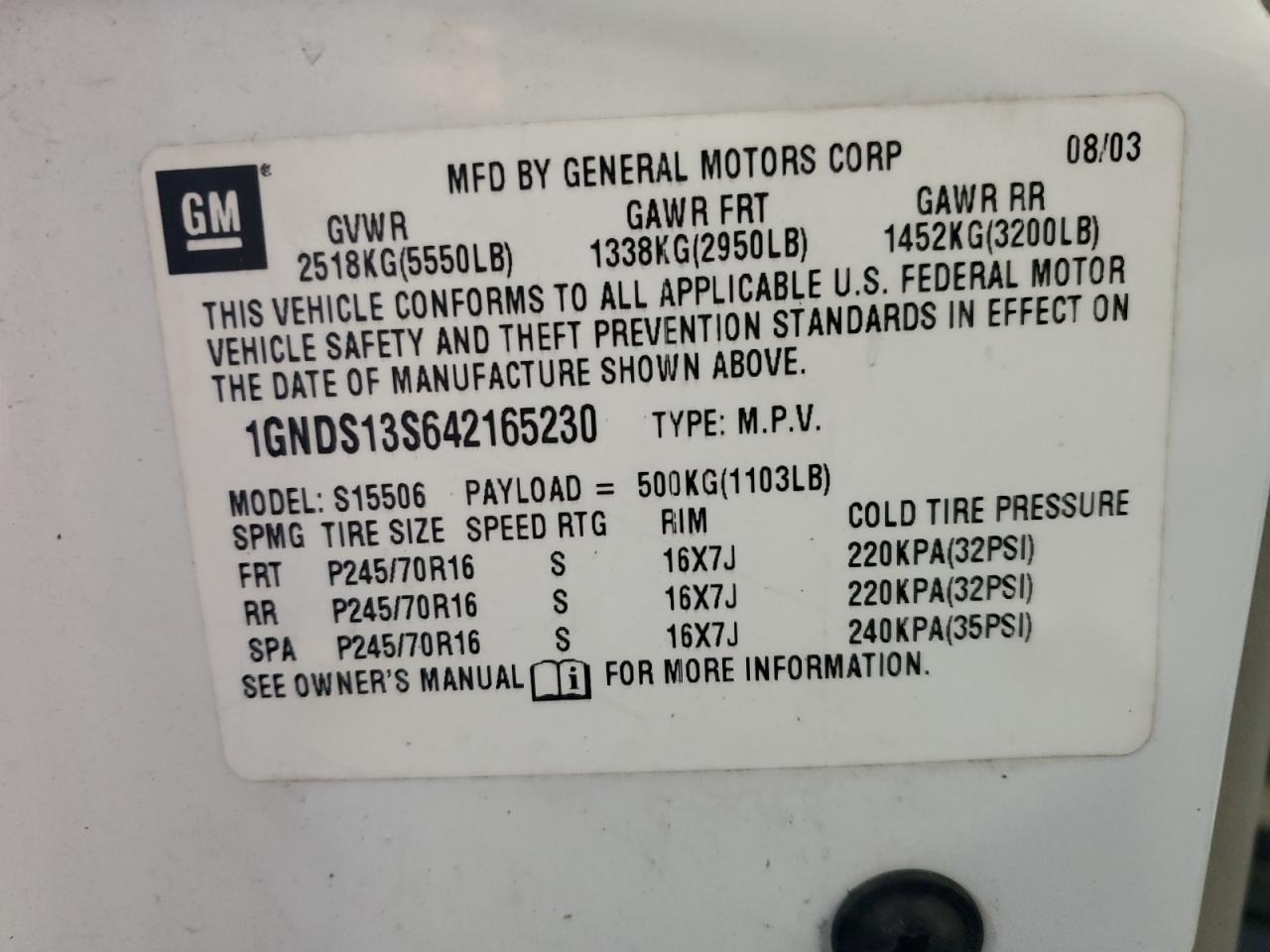 2004 Chevrolet TrailBlazer - Image 14