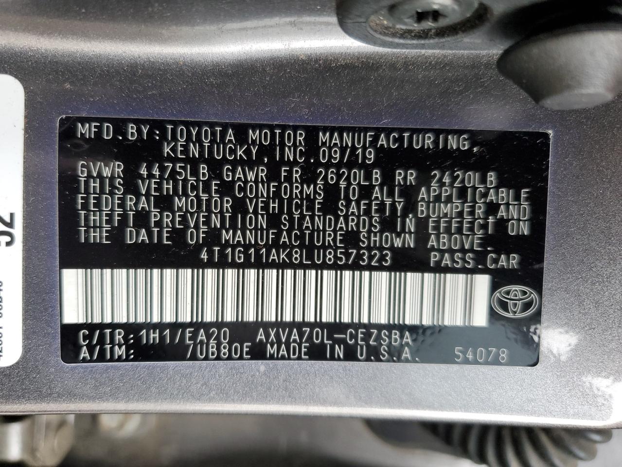 2020 Toyota Camry - Image 14