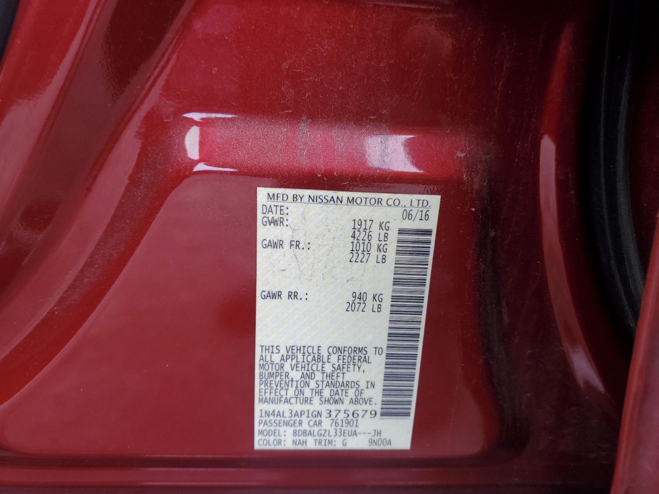 2016 Nissan Altima - Image 14
