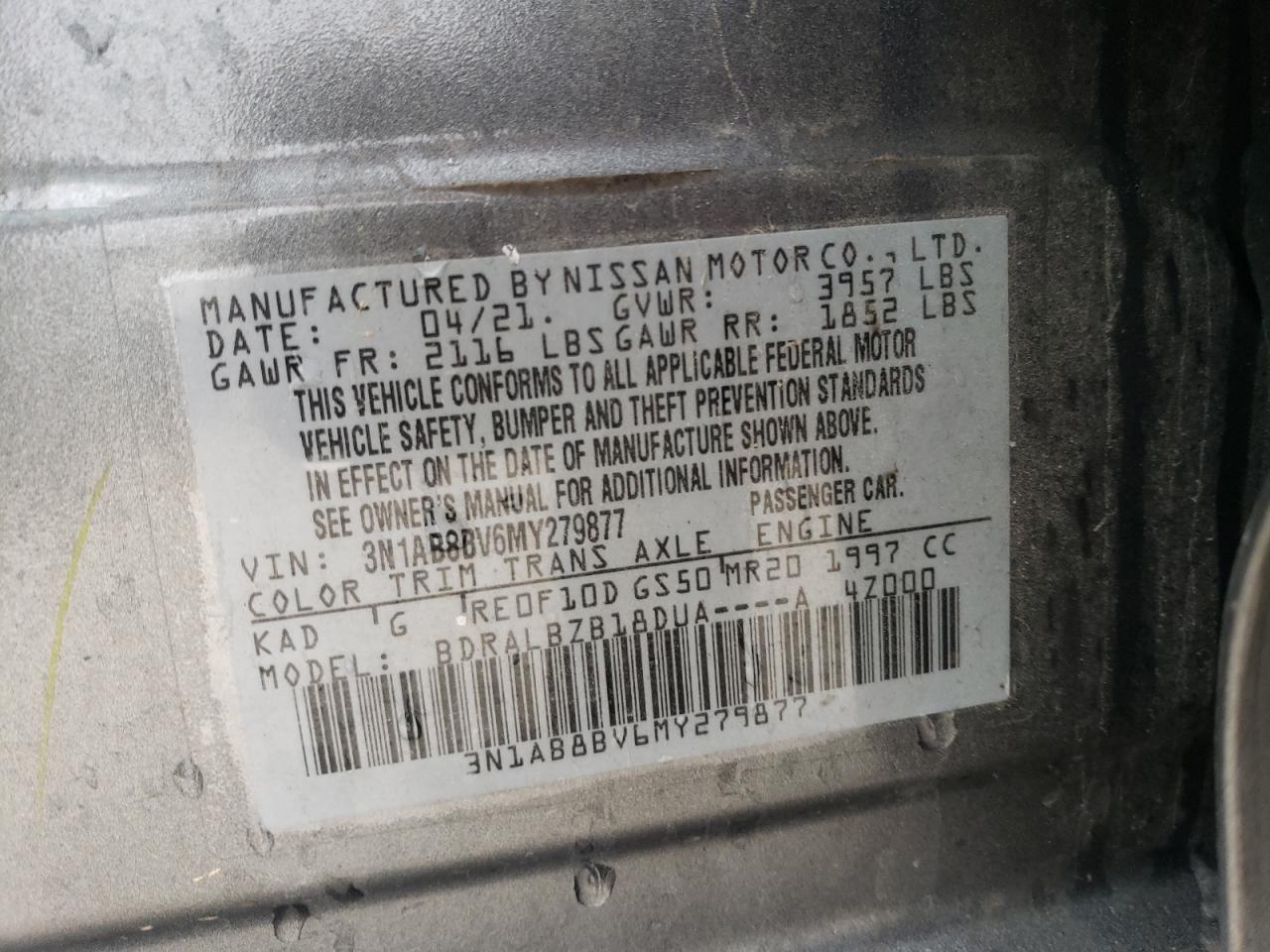 2021 Nissan Sentra - Image 13
